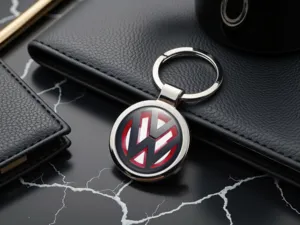 VW Llavero Metal Anillo Acero Premium Edición